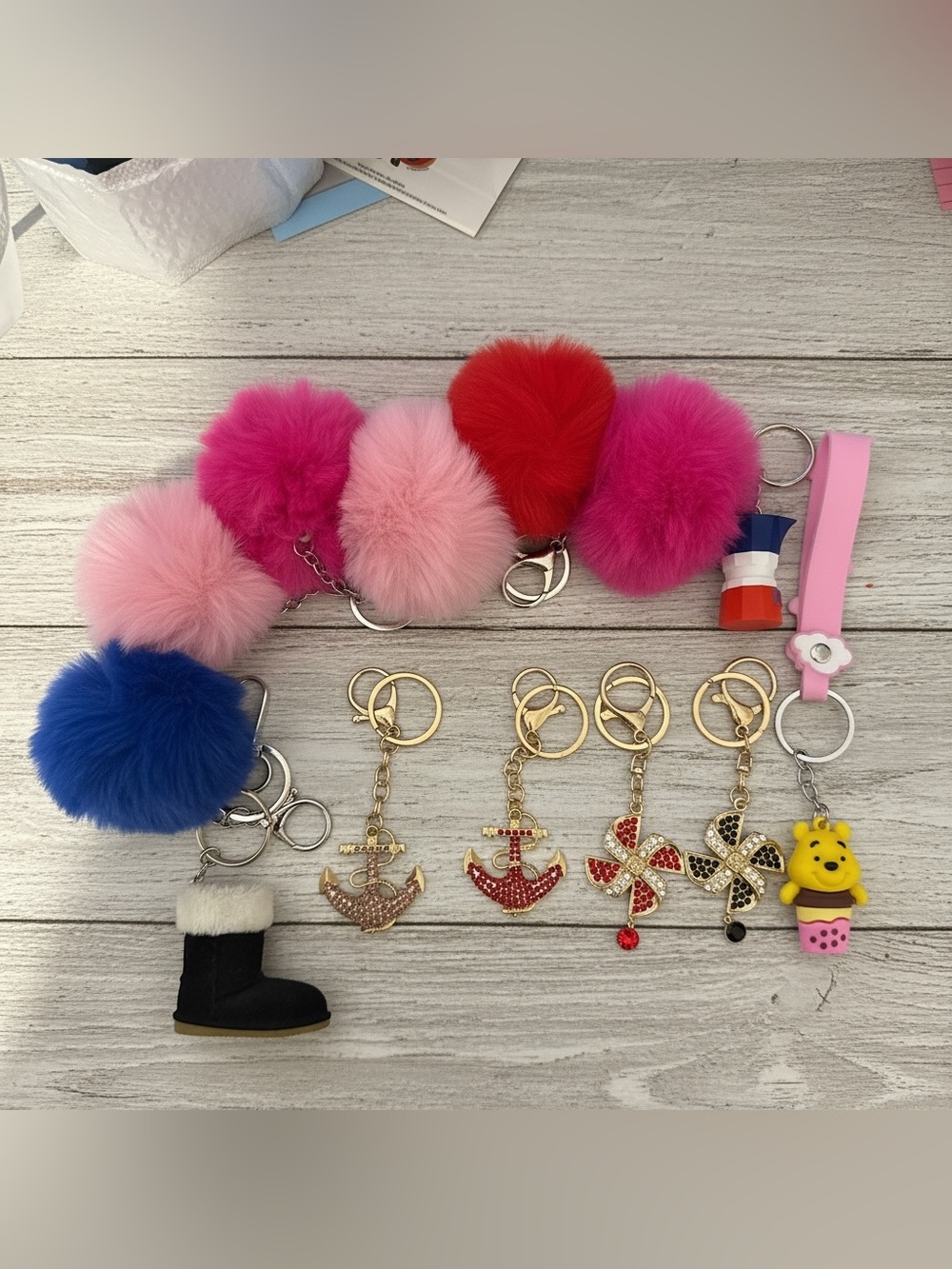 13 assorted keychains you get all of them